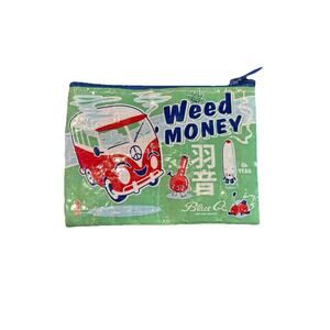 Blue Q Coin Purse, Weed Money. Made from 95% recycled material, the ultimate